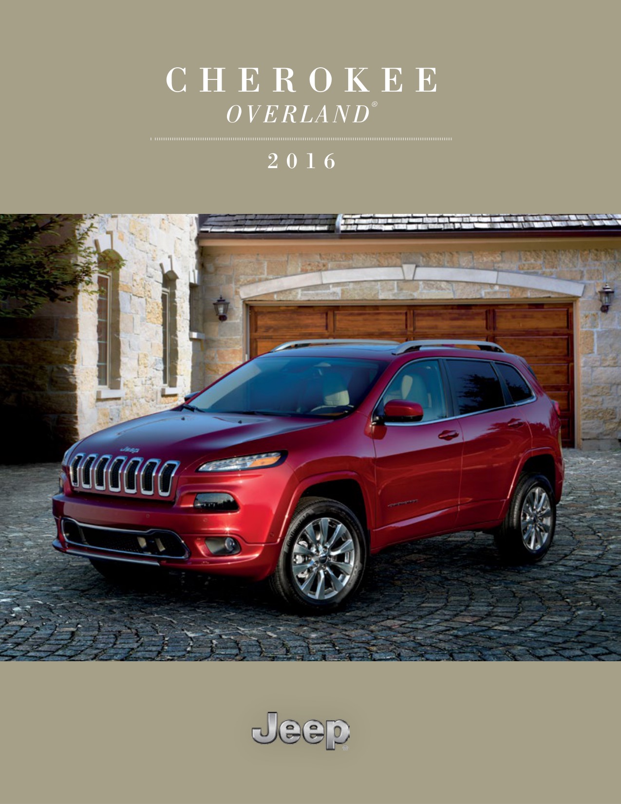2016 Jeep Cherokee Overland Brochure
